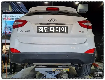[전주 휠복원 첨단타이어]투싼 IX 순정18인치->올뉴투싼 TL 순정18인치 복원휠 교체! / 전주