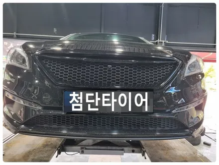 [전주 휠복원 첨단타이어]현대 LF소나타 19인치 이모션텐알->제네시스 G70 순정복원휠튜닝- / 전주