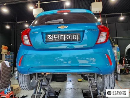 [전주김제 휠복원 첨단타이어] 스파크 16인치 사제 신품휠 + 한국 195/45R16 키너지EX 타이어 휠타이어 튜닝 광주대전휠복원 군산휠복원,충남충북휠복원,서천대천휠복원 / 전주