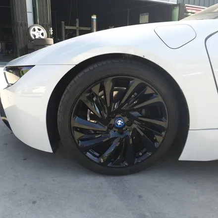 [첨단타이어] BMW I8 순정 다이아몬드컷팅->블랙유광 색상변경 휠복원 전주휠복원,전북휠복원 익산휠복원, 김제휠복원, 군산휠복원, 정읍휠복원, 남원휠복원,전주휠도색,전주휠용접,휠 / 전주