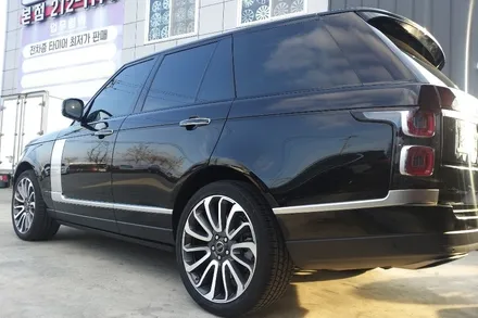 [첨단타이어] 레인지로버 21인치->오토바이오그라피 275/40R22 컨티 CRC LX SPORT CSI 타이어 조합 / 전주
