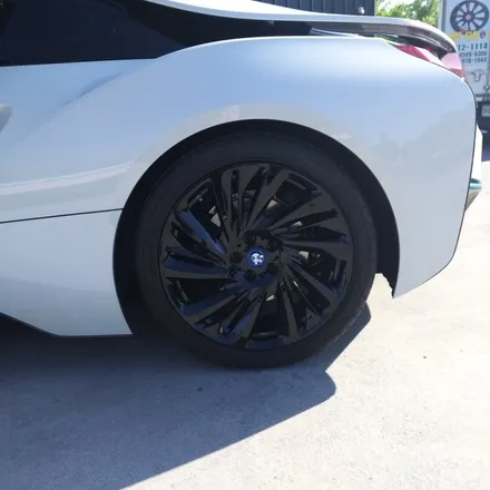 [첨단타이어] BMW I8 순정 다이아몬드컷팅->블랙유광 색상변경 휠복원 전주휠복원,전북휠복원 익산휠복원, 김제휠복원, 군산휠복원, 정읍휠복원, 남원휠복원,전주휠도색,전주휠용접,휠 / 전주
