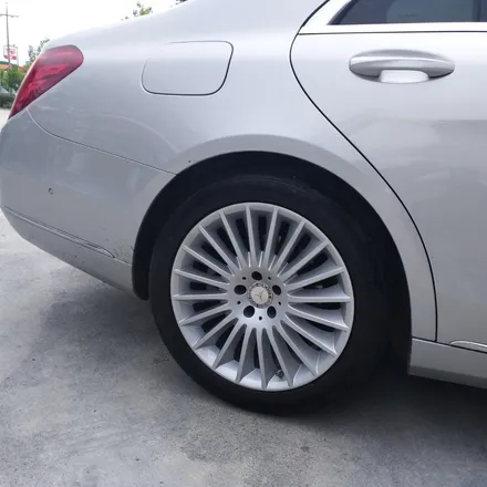 [첨단타이어] 벤츠S350d 순정19인치 휠복원+중고타이어교체 / 전주