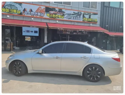 [전주 휠복원 첨단타이어] 제네시스 BH 순정18인치 ->블랙유광휠복원/휠도색 / 전주