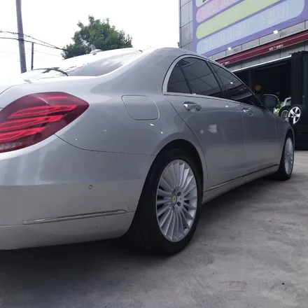 [첨단타이어] 벤츠S350d 순정19인치 휠복원+중고타이어교체 / 전주