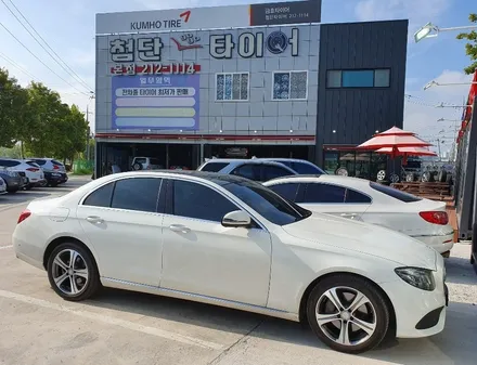 [첨단타이어] 벤츠E300 순정18인치 다이아몬드컷팅 휠복원 / 전주