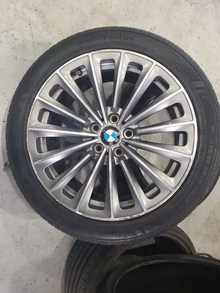[첨단타이어] BMW 7시리즈 순정19인치 다이아몬드컷팅 / 전주