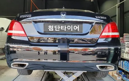 [첨단타이어] 에쿠스 VS308 17인치휠타이어->18인치 휠타이어 인치업!!! / 전주
