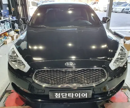 [첨단타이어] K9 19인치 크롬휠->고스트크롬 복원휠로 교체 작업후기 / 전주