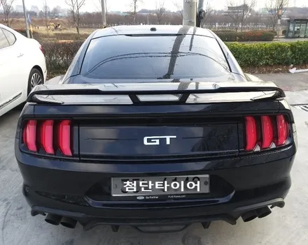 [첨단타이어] 머스탱 GT 5.0 Coupe 19인치 블랙유광 휠복원 / 전주