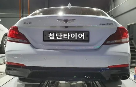 [첨단타이어] 제네시스 G70 순정18인치 건메탈 휠복원 / 전주