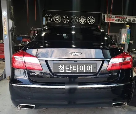 [첨단타이어] 제네시스 프라다 오란씨 19인치 휠복원 / 전주
