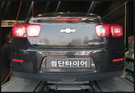 [첨단타이어] 말리부 순정 17인치->18인치 인치업(순정블랙휠+중고타이어 조합) 작업후기! / 전주