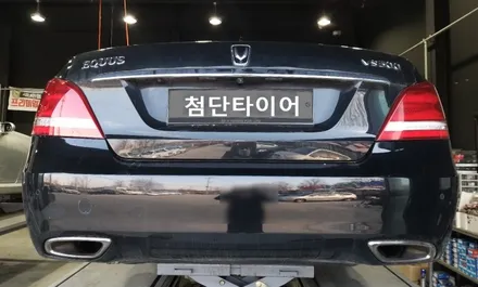 [첨단타이어] 에쿠스  VS500 순정19인치 고스트크롬 휠복원 / 전주