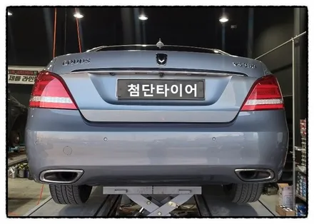 [첨단타이어] 에쿠스VI 순정19인치 터빈휠 휠복원 / 전주