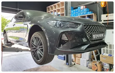 [첨단타이어] 제네시스 G70 18인치 순정휠->고스트크롬 휠복원 교체작업! 전주휠복원,정읍휠 익산휠복원, 김제휠복원, 군산휠복원,남원휠,광주휠,충북충남휠,전남순천휠,대전휠,자동차 / 전주