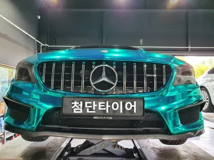[전주휠복원 첨단타이어] 벤츠 CLA45 AMG 4MATIC  HHO수소 엔진카본크리닝/휠크랙+순정19인치 휠용접=휠복원 작업정읍익산김제군산휠복원,대전휠광주휠,충북충남휠,전주튜닝 / 전주