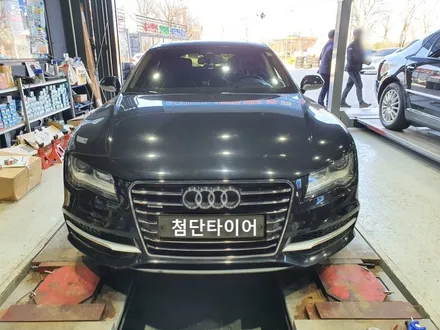 [전주휠복원 첨단타이어] 아우디A7 순정19인치 도장휠-> 아우디A7 래플리카 블랙컷팅휠복원+ 금호타이어 255/40R19 TA91 마제스티 교체 / 전주