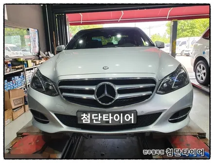 [전주휠복원 첨단타이어]벤츠E350 19인치 휠타이어->벤츠S500 AMG 순정19인치 복원휠 + / 전주