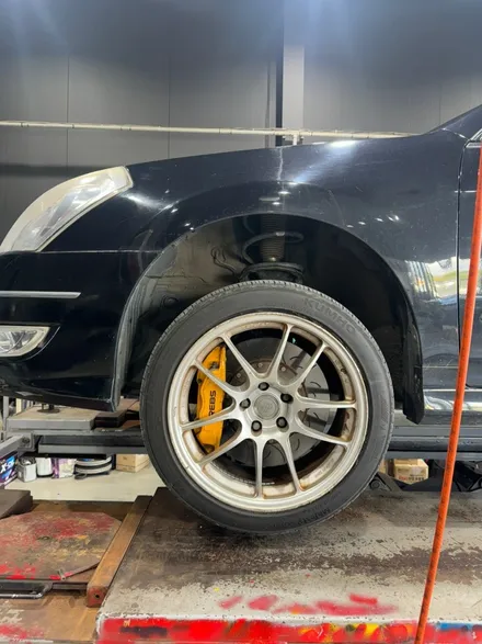 [전주 휠복원/휠수리 첨단타이어] 르노삼성 SM7 18인치 사제휠 크랙수리 \'레이저용접\' 전주휠수리,휠크랙,휠굴절,휠튜닝,인치업튜닝,커스텀휠복원,캘리퍼도색,브레이크튜닝,휠타이어 / 전주