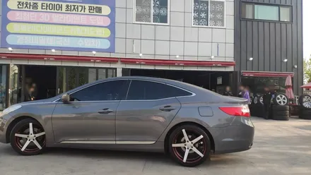 [첨단타이어] 그랜져 HG 순정휠->레드블러드사제휠로 휠교환 작업후기 / 전주