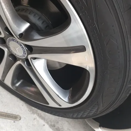 [첨단타이어]  벤츠 E300 순정 18인치 다이아몬드컷팅 휠복원-전주휠복원,전북휠복원 익산휠복원, 김제휠복원, 군산휠복원, 정읍휠복원, 남원휠복원,전주휠도색.전주렉스턴칸튜닝 / 전주
