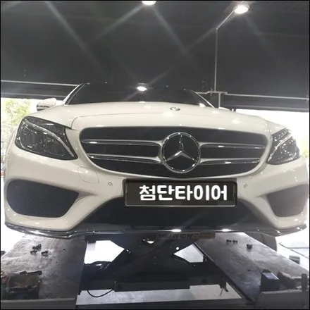 [첨단타이어] 벤츠 C250d  순정 18인치 다이아몬드컷팅 - / 전주