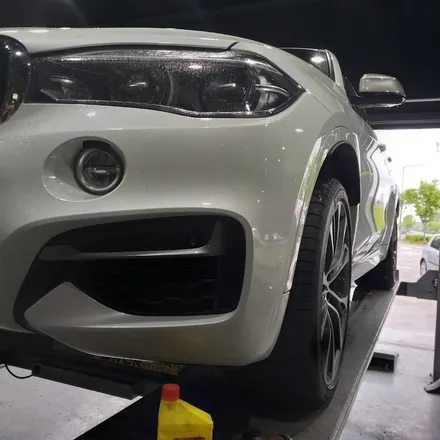 [첨단타이어] BMW X6 M50d 21인치 다이아몬드컷팅 휠복원 / 전주