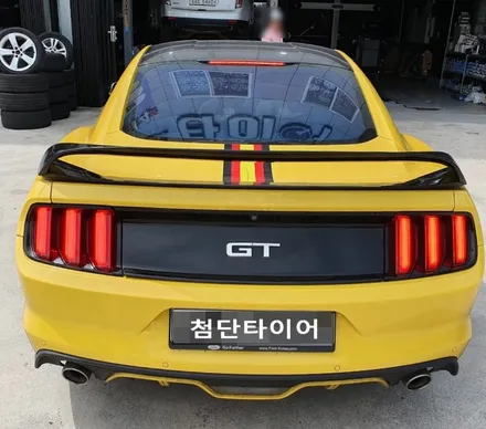 [첨단타이어] 머스탱 GT 순정20인치 운전석앞/뒤 다이아몬드컷팅휠복원 / 전주