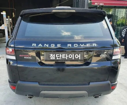[첨단타이어] 레인지로버스포츠 21인치 순정휠->블랙유광휠복원 / 전주