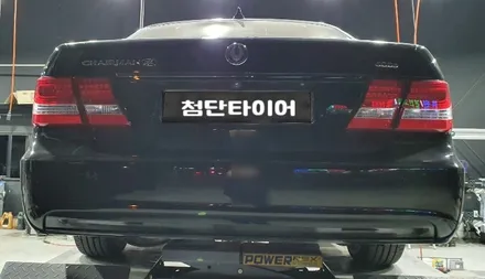 [첨단타이어] 체어맨 H 17인치 순정휠->블랙유광 복원휠로 교체 / 전주