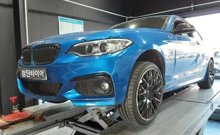 [첨단타이어] BMW 3시리즈 레이즈휠(RAYS) 정품 19인치 휠용접+휠복원 작업후기 / 전주