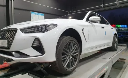 [첨단타이어] 제네시스 G70 순정18인치 건메탈 휠복원 / 전주