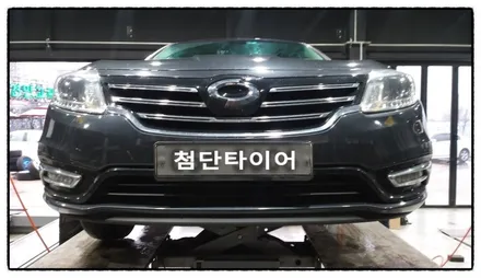 [첨단타이어]삼성 SM5 순정16인치->17인치 휠타이어인치업! / 전주