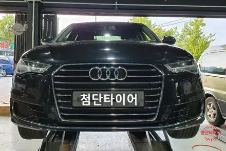 [첨단타이어] 아우디A6 순정18인치 도장휠->19인치 인치업(신품휠+새타이어 조합)전주휠타이어,전주휠복원,정읍익산김제군산휠복원,대전광주휠,중고휠,전남순창휠,대전광주휠,충남충북휠 / 전주