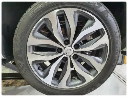 [전주휠복원 첨단타이어]SM6 순정18인치 휠교체+타이어조합(금호타이어 245/45R18 솔루스TA31)+우레탄전용 캘리퍼도색(레드)정읍휠,익산김제군산휠,순창남원휠복원,대전휠광주휠 / 전주