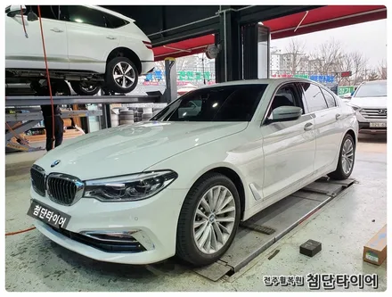 [전주휠복원 첨단타이어] BMW530i 순정18인치->19인치 인치업!!(BMW647m 순정복원휠+ 피넬리 피제로 올시즌 245/40R19  275/35R19 ) / 전주