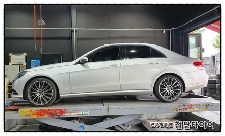 [전주휠복원 첨단타이어]벤츠E350 19인치 휠타이어->벤츠S500 AMG 순정19인치 복원휠 + / 전주