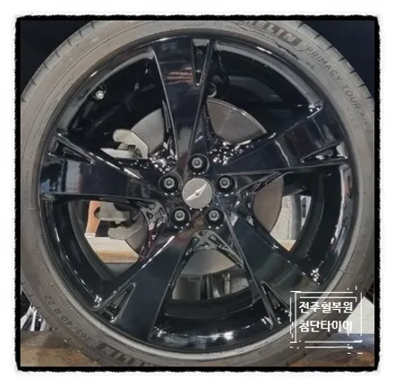 [전주휠복원 첨단타이어] 제네시스 GV80 블랙팩키지 (앞그릴블랙도색+순정 22인치 블랙유광휠복원)+우레탄전용캘리퍼도색(레드)정읍휠,익산김제군산휠,순창남원휠복원,대전휠광주휠복원 / 전주