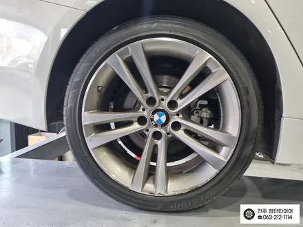 [전주김제 휠복원 첨단타이어]BMW420d 순정18인치 컷팅휠->BMW 441M 순정18인치 블랙스퍼터링복원휠+ 2254518 라우텐타이어!광주대전휠복원 군산휠복원,충남충북휠복원 / 전주