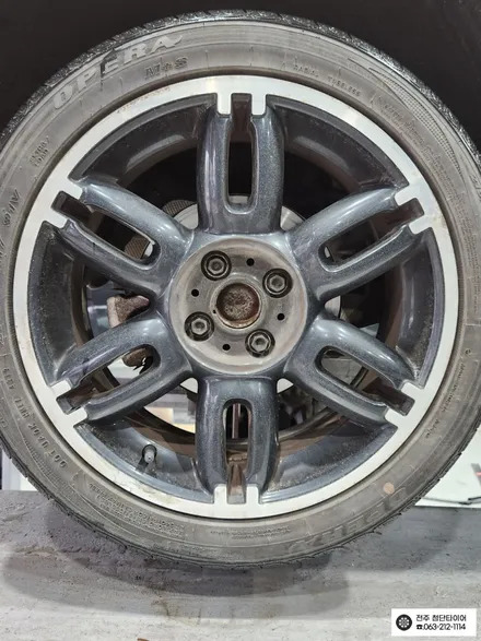 [전주김제 휠복원 첨단타이어] BMW 미니쿠페 17인치 커팅 휠복원 튜닝 광주대전휠복원 군산휠복원,충남충북휠복원, 서천대천휠복원,여수목포휠복원,전주휠튜닝 / 전주