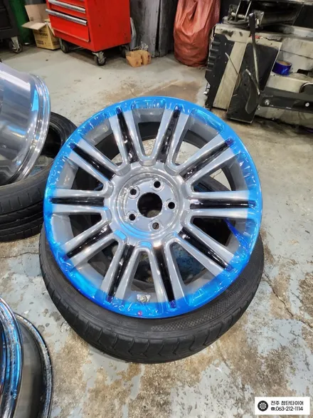 [전주김제 휠복원 첨단타이어] 에쿠스 19인치 순정크롬휠->에쿠스 리무진 복원휠+245/45R19 라우펜 타이어 휠타이어 튜닝 광주대전휠복원 군산휠복원,충남충북휠복원,서천대천휠복원 / 전주