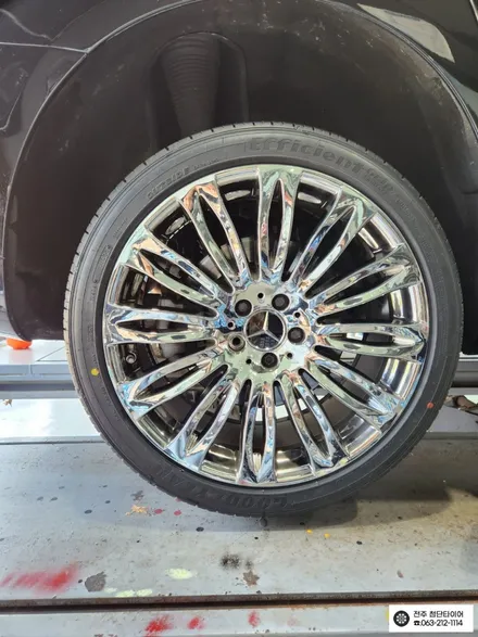 [전주김제 휠복원 첨단타이어] 벤츠 20인치 순정 마이바흐 크롬 복원휠 + 굳이어 타이어 휠타이어튜닝 광주대전휠복원 군산휠복원,충남충북휠복원,서천대천휠복원,여수목포휠복원,전주휠튜닝 / 전주