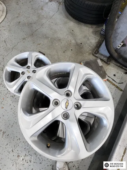 [전주김제 휠복원 첨단타이어] 스파크 16인치 사제 신품휠 + 한국 195/45R16 키너지EX 타이어 휠타이어 튜닝 광주대전휠복원 군산휠복원,충남충북휠복원,서천대천휠복원 / 전주