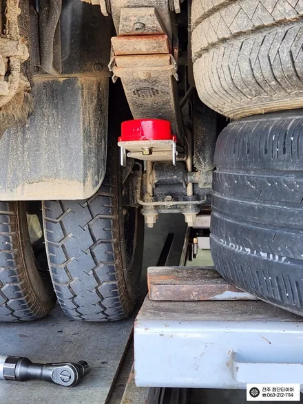 [전주김제 휠복원 첨단타이어] 포터2 애쇼쇼바,우레탄스프링,스테빌라이저 장착 하체보강 튜닝 차체처짐 개선+판스프링보강+하체보강-군산김제익산휠복원, 대전광주휠복원 / 전주