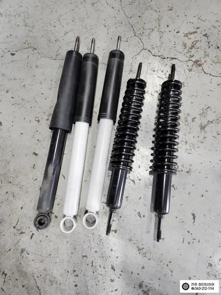 [전주김제 휠복원 첨단타이어] 봉고 1.2톤 애쇼쇼바 + 우레탄 스프링패드 장착 하체보강 튜닝 차체처짐 개선+판스프링보강+하체보강-군산김제익산휠복원, 대전광주휠복원 / 전주