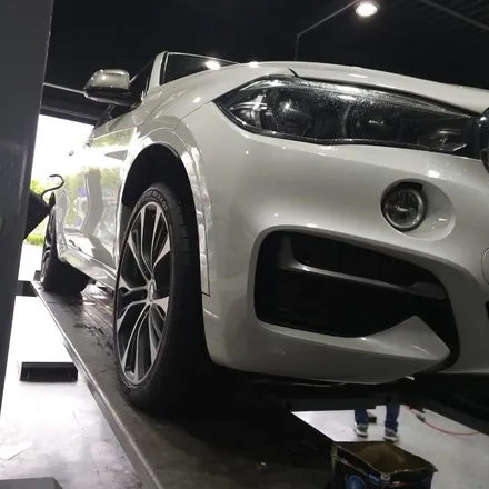 [첨단타이어] BMW X6 M50d 21인치 다이아몬드컷팅 휠복원 / 전주