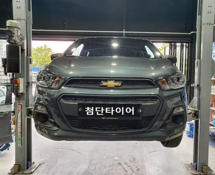 [첨단타이어] 스파크 14인치 깡통휠->마르셀로 사제복원휠 교체 / 전주