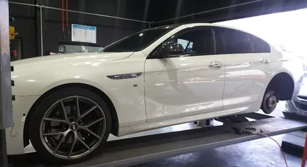 [첨단타이어] BMW 640d 정품 BBS휠 크랙수리 +휠용접 작업후기 / 전주