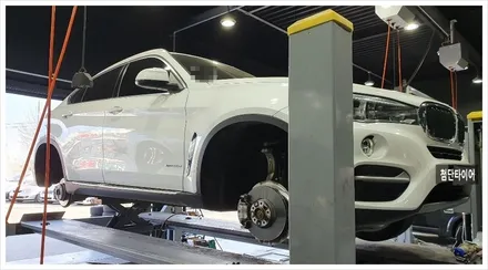 [첨단타이어] BMW X6 정품20인치 다이아몬드컷팅 휠복원 / 전주